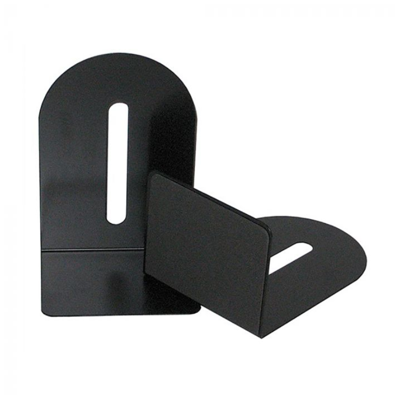 8" Stainless Steel Bookends (2 Pack)