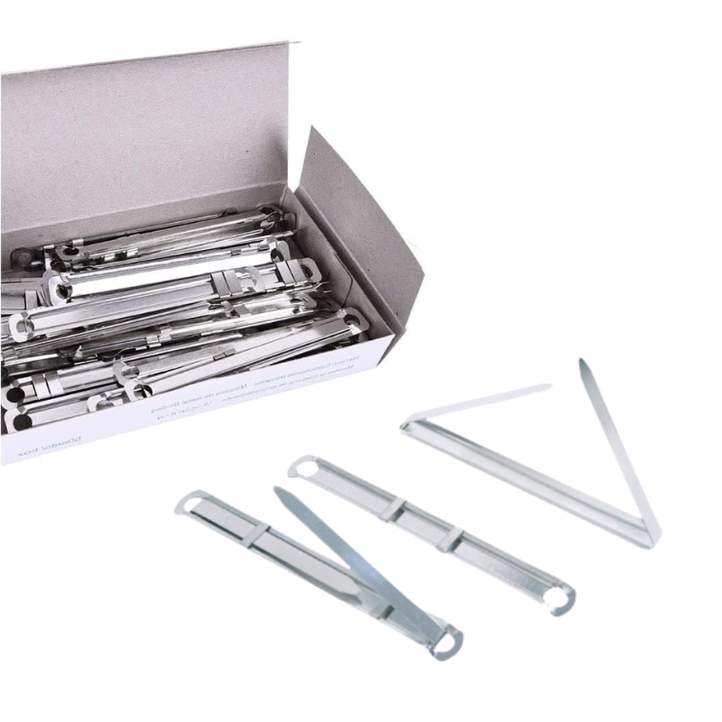8cm Metal File Fasteners (50/Pack)