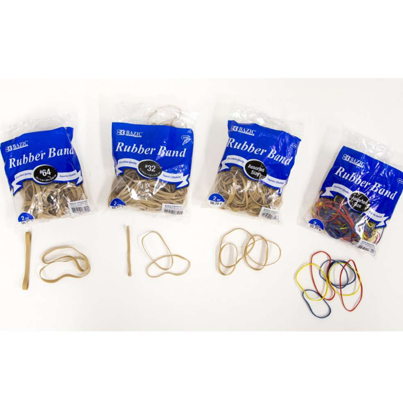 BAZIC 2 Oz./ 56.70 g #32 Rubber Bands