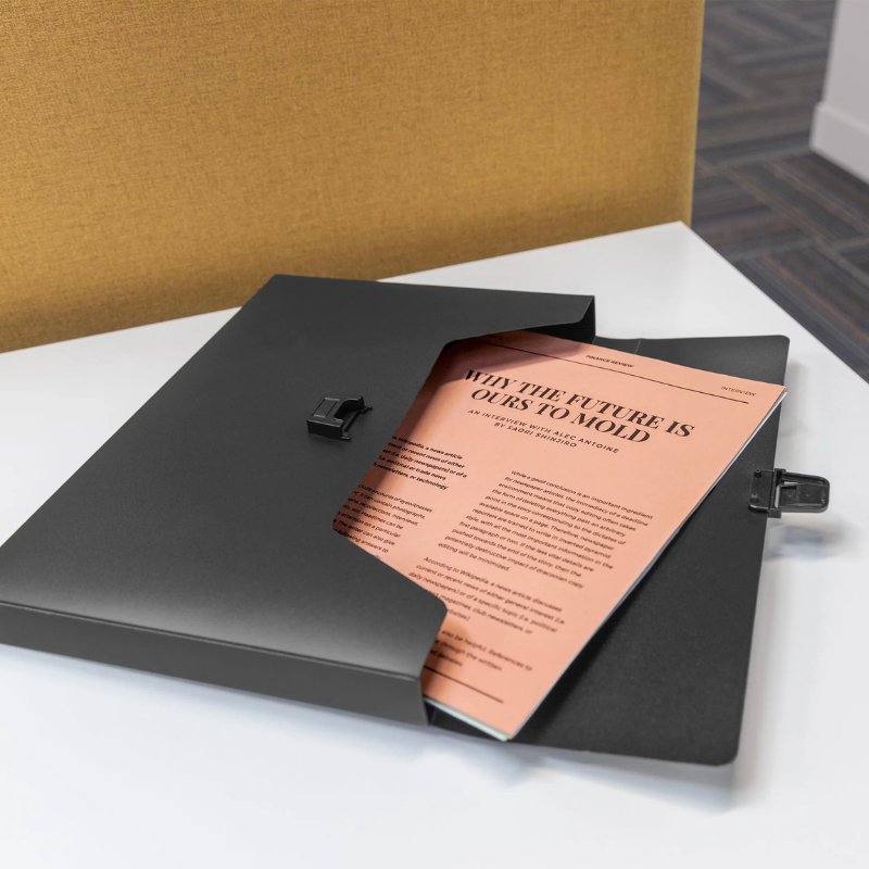 BAZIC Letter Size Document Case w/ Handle