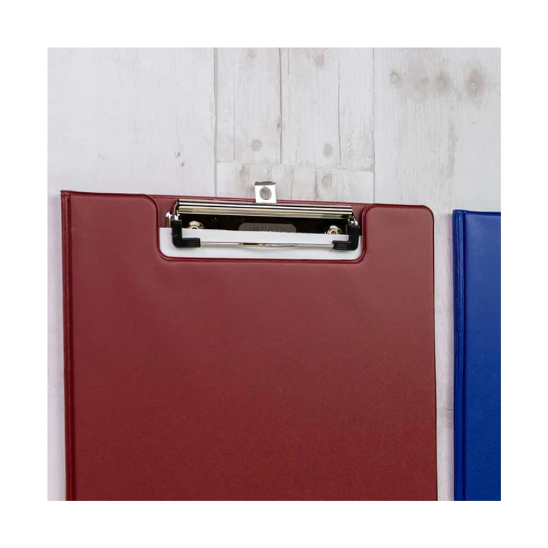 BAZIC A4 PVC Folder & Clipboard with Low Profile Clip