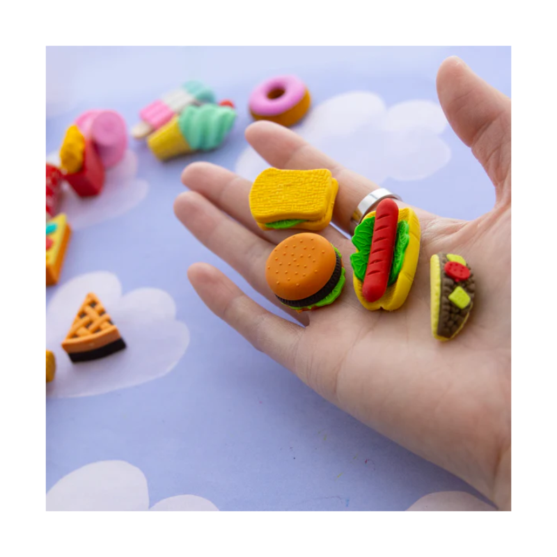 BAZIC Snack Shop 3D Eraser Set