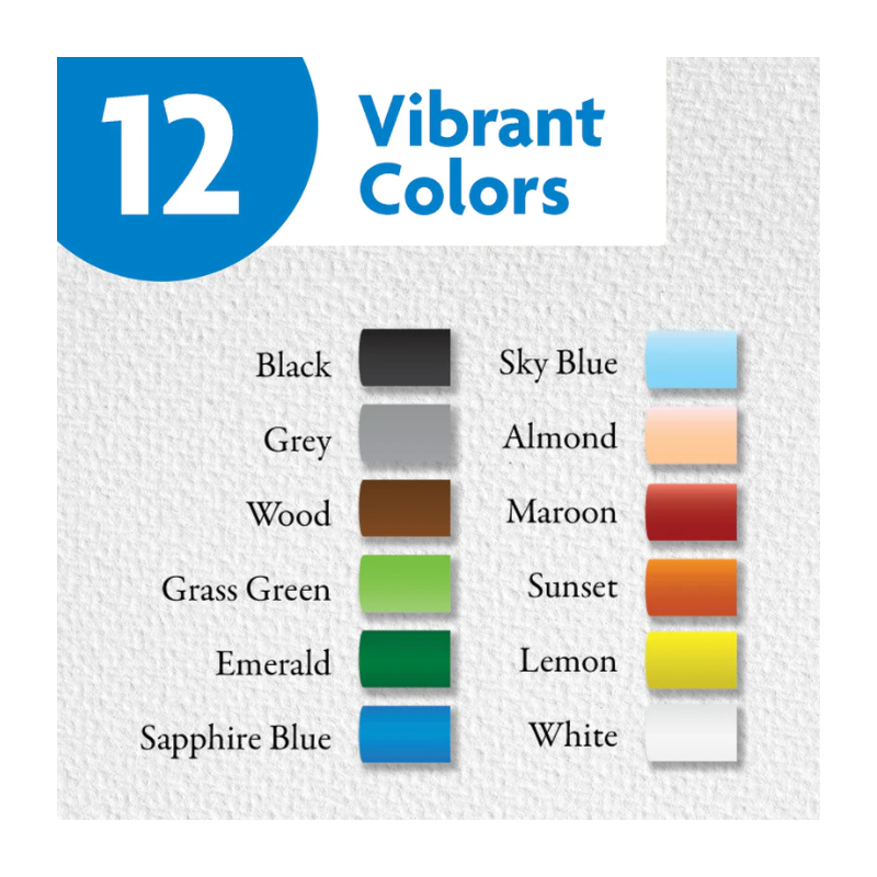 BAZIC Oil Pastels (12/Pack)