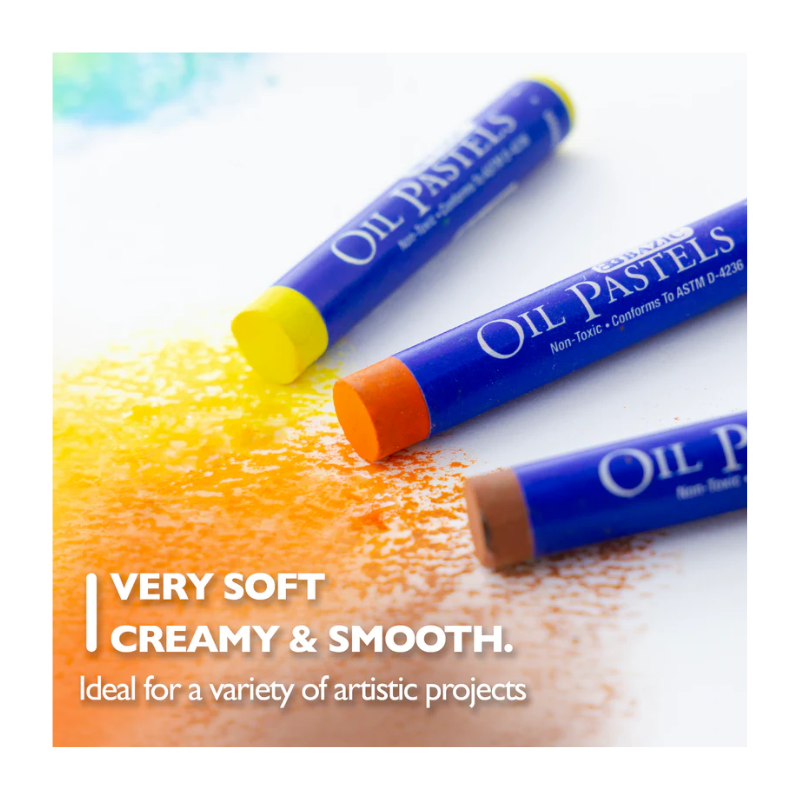 BAZIC Oil Pastels (50/Pack)