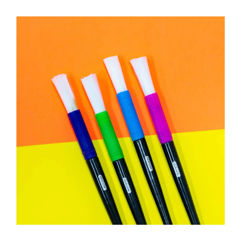 BAZIC Kid's Jumbo Paintbrush Set (4/Pack)