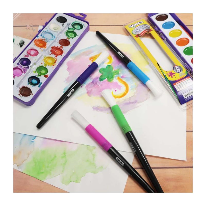BAZIC Kid's Jumbo Paintbrush Set (4/Pack)