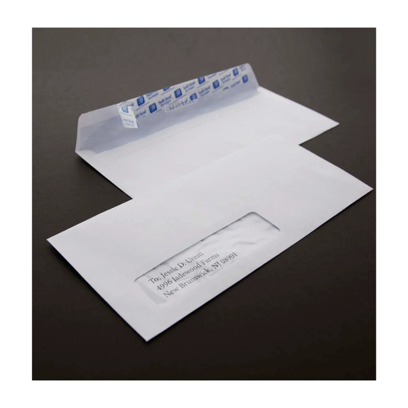 BAZIC #10 Self-Seal Security Window Envelopes (500/Pack)