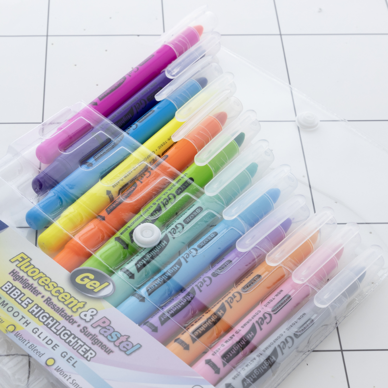 BAZIC Gel Bible Highlighter (12/Pack)