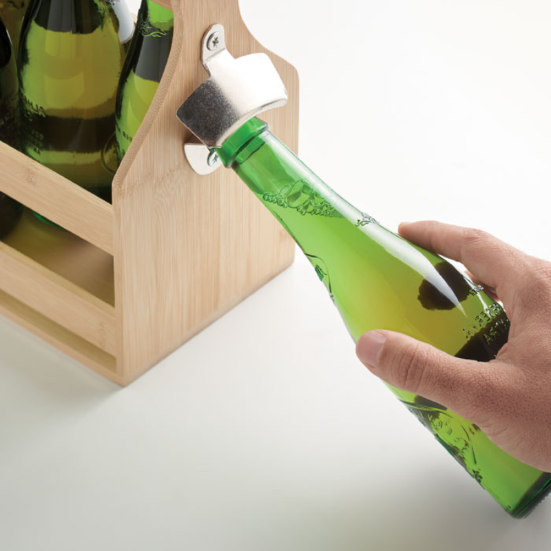 Cabas Wooden Beer Bottle Carrier