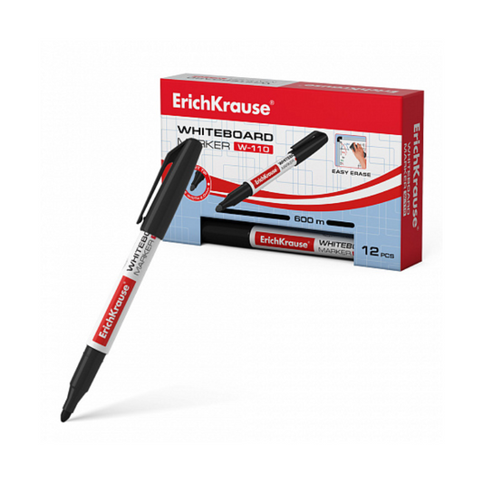 Erich Krause W-110 Whiteboard Marker - Black
