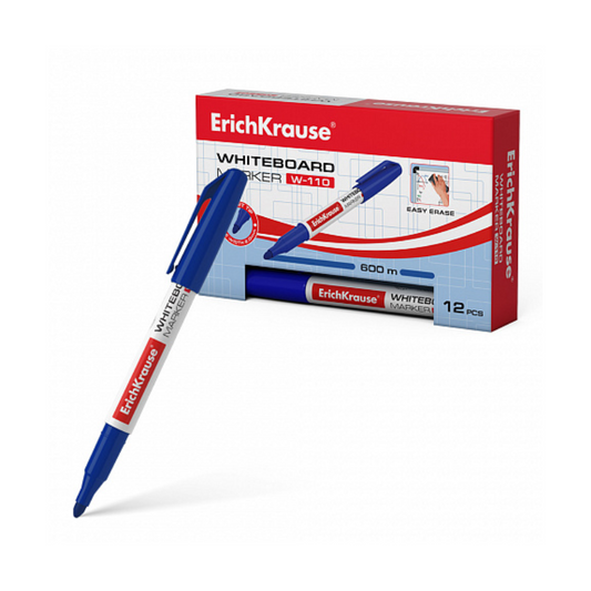 Erich Krause W-110 Whiteboard Marker - Blue
