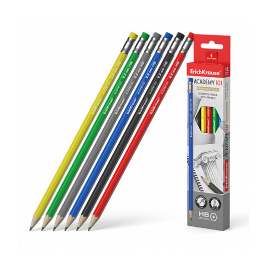 Erich Krause Academy Hexagonal HB Pencil