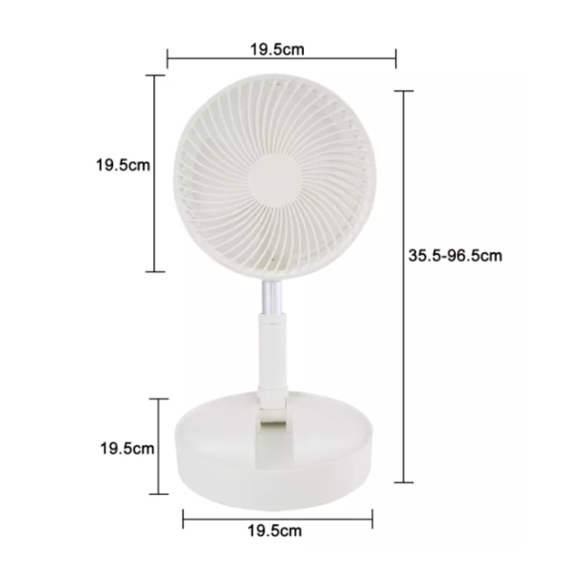 38" Rechargeable Folding Fan