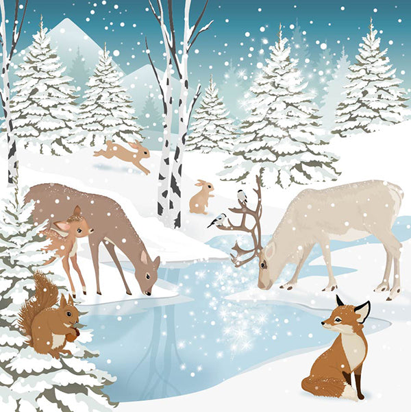 Christmas Greeting Cards - 16cm x 16cm