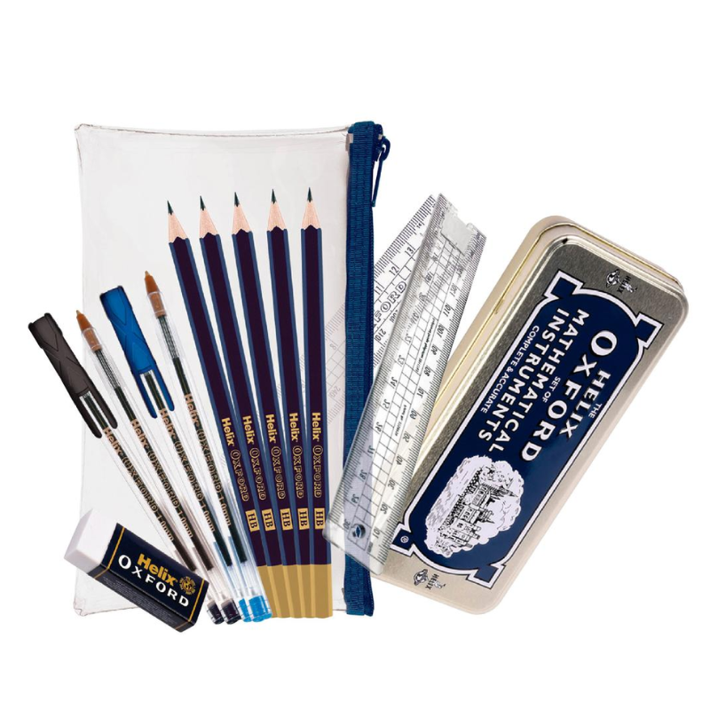 Helix Oxford Classic Maths Stationery Set