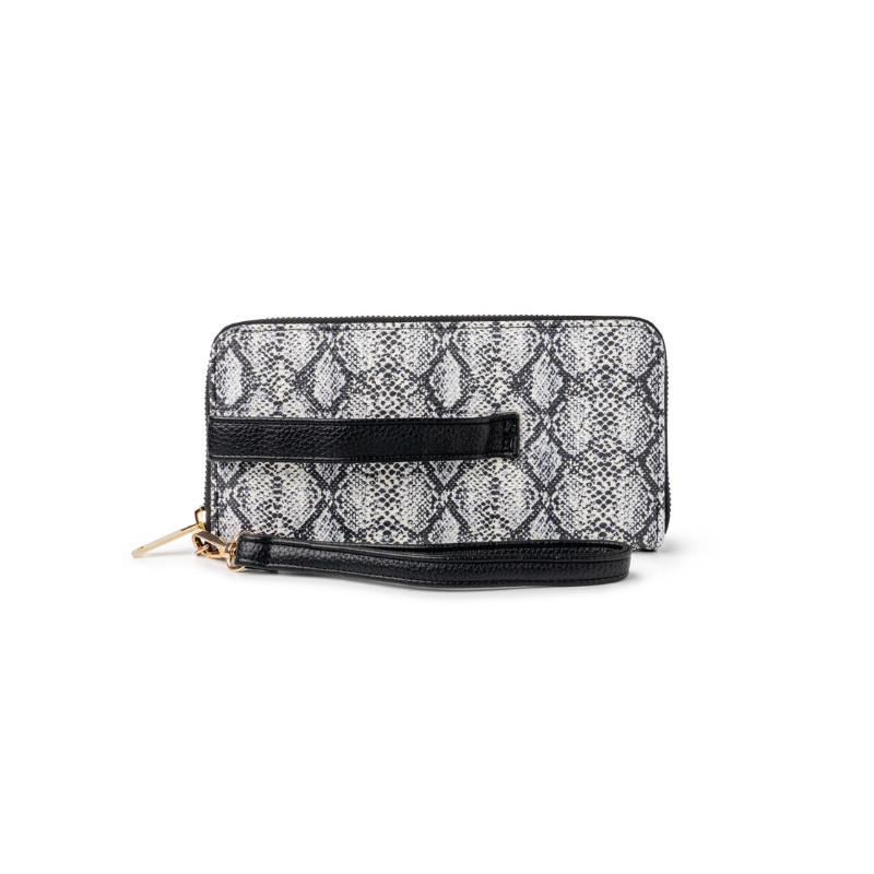 Kedzie Patterned Eclipse Zip-Around Clutch