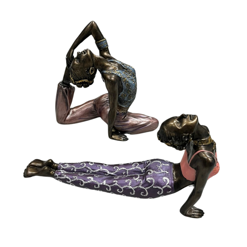 Yoga Positions Ornament - Set of 2