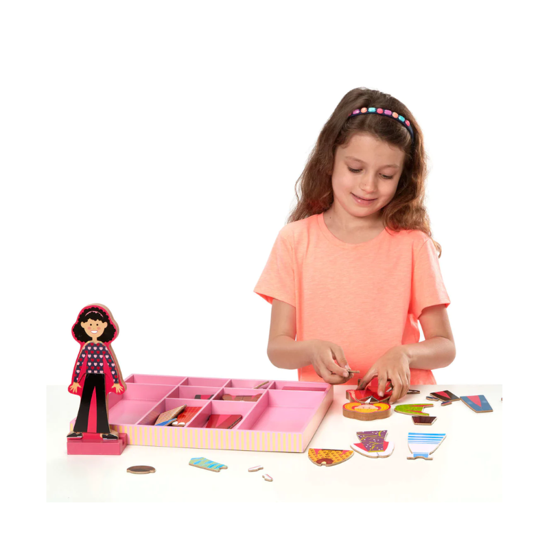 Melissa & Doug - Abby & Emma Magnetic Dress Up Set