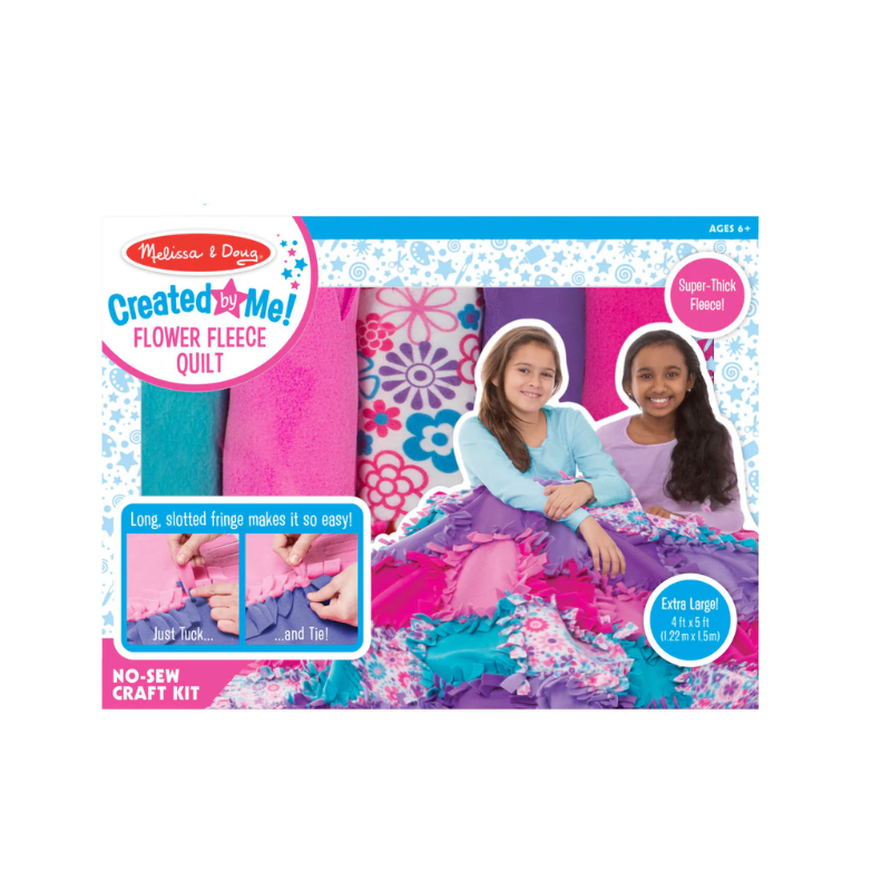 Melissa & Doug - Created by Me! Flower Fleece Quilt