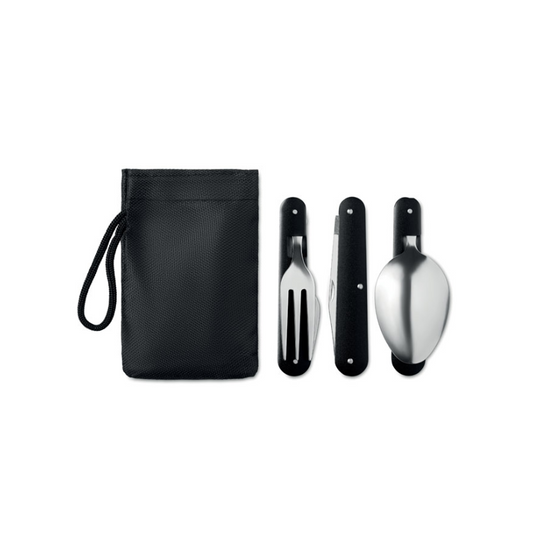 3pc Picnic & Camping Cutlery Set