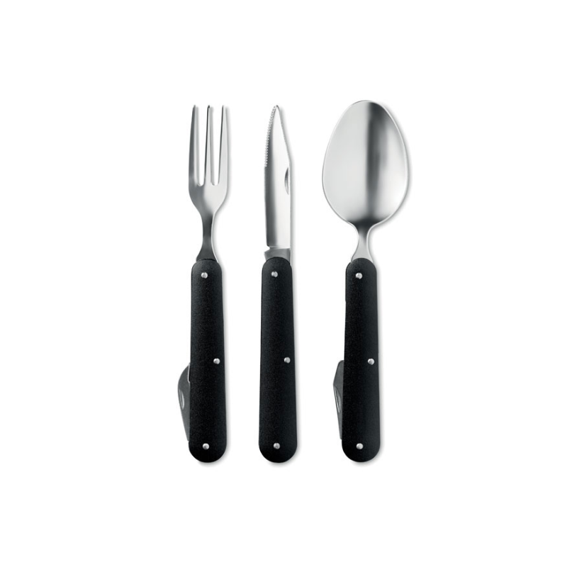 3pc Picnic & Camping Cutlery Set