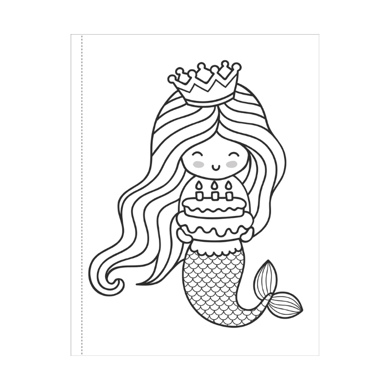 Peter Pauper Mermaids Colouring Book