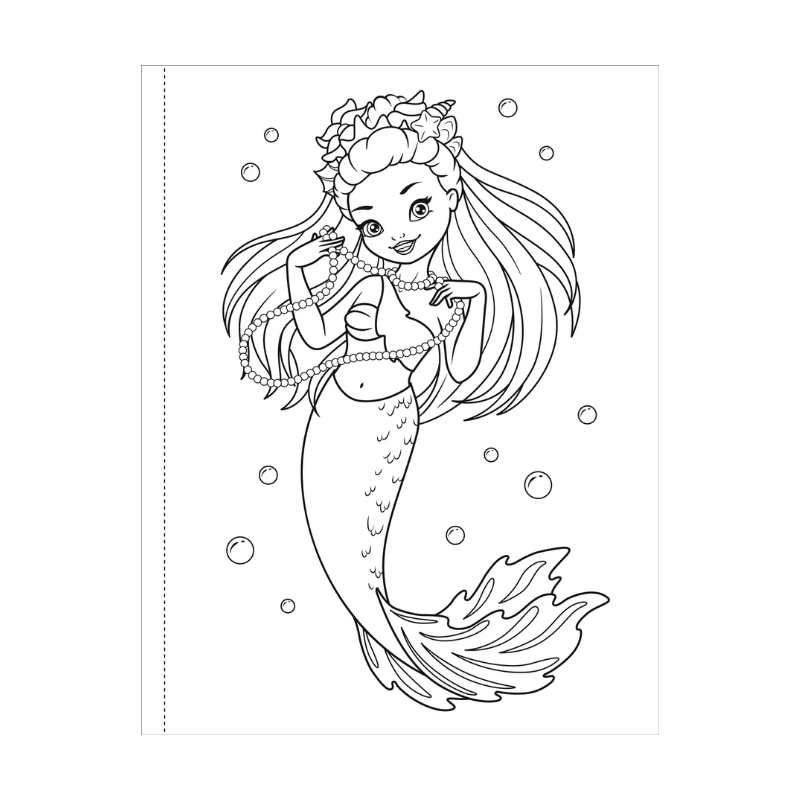 Peter Pauper Mermaids Colouring Book