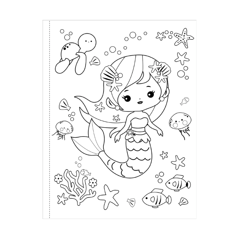 Peter Pauper Mermaids Colouring Book