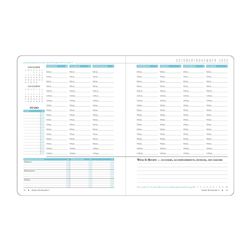 Peter Pauper 2024 Live with Purpose 14 Month Planner / Diary