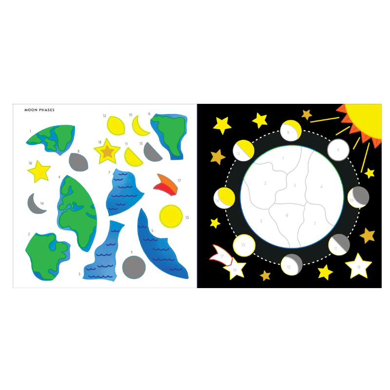 Peter Pauper My First Colour-By-Sticker Book - Outer Space