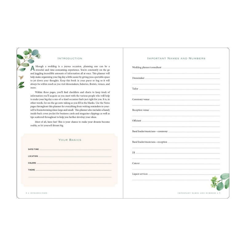 Peter Pauper The Wedding Planner Checklist