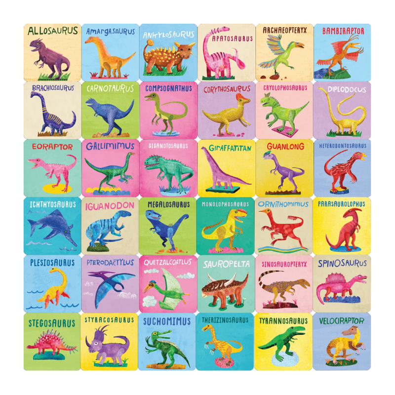 Peter Pauper Dinosaurs Memory Match Game