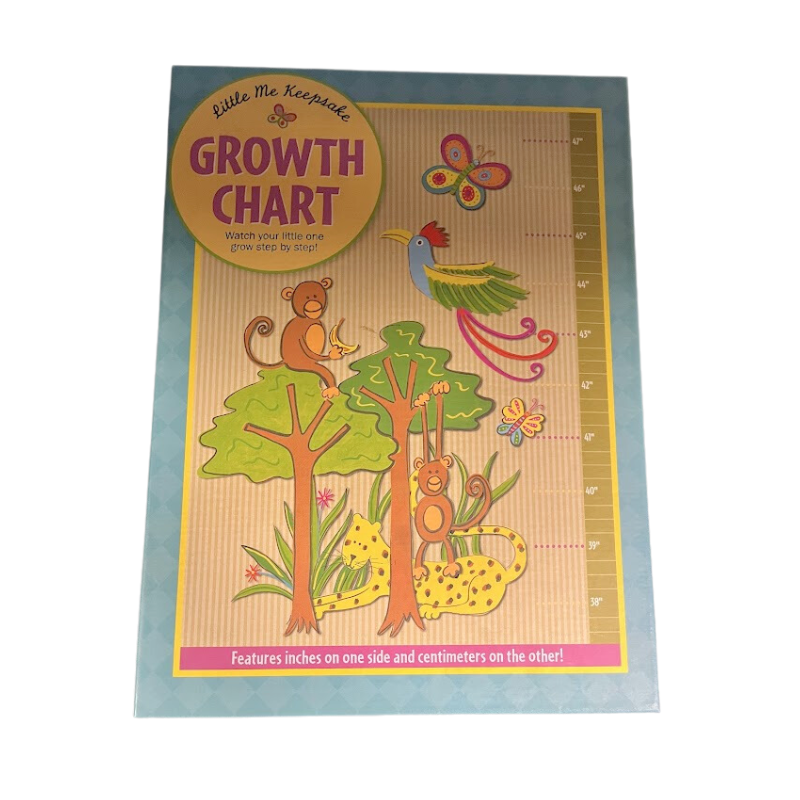 Peter Pauper Jungle Animals Growth Chart