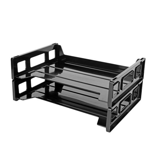 Quick 2 Tier Side-Loading Letter Tray