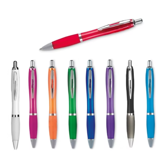 Riocolour Retractable Black Ink Pen