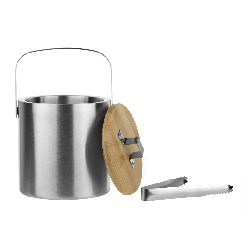 Single Wall Stainless Steel 1.2L Ice Bucket