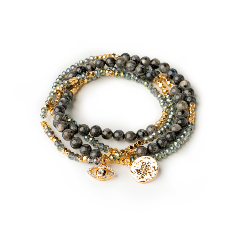 Soul Stacks Terra Stone Wrap Bracelet & Necklace