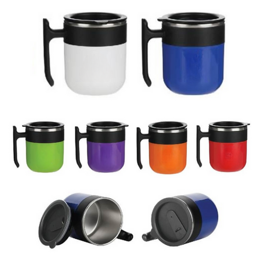 Stainless Steel U-Mug with Slide Lid