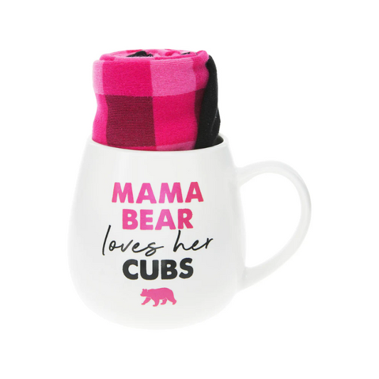 Pavilion 15.5oz Mug and Sock Set - Mama Bear