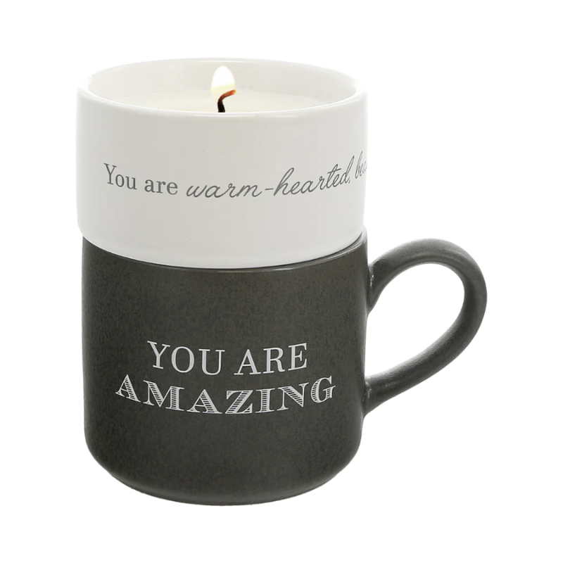 Pavilion Stacking Mug and Candle Set - Amazing