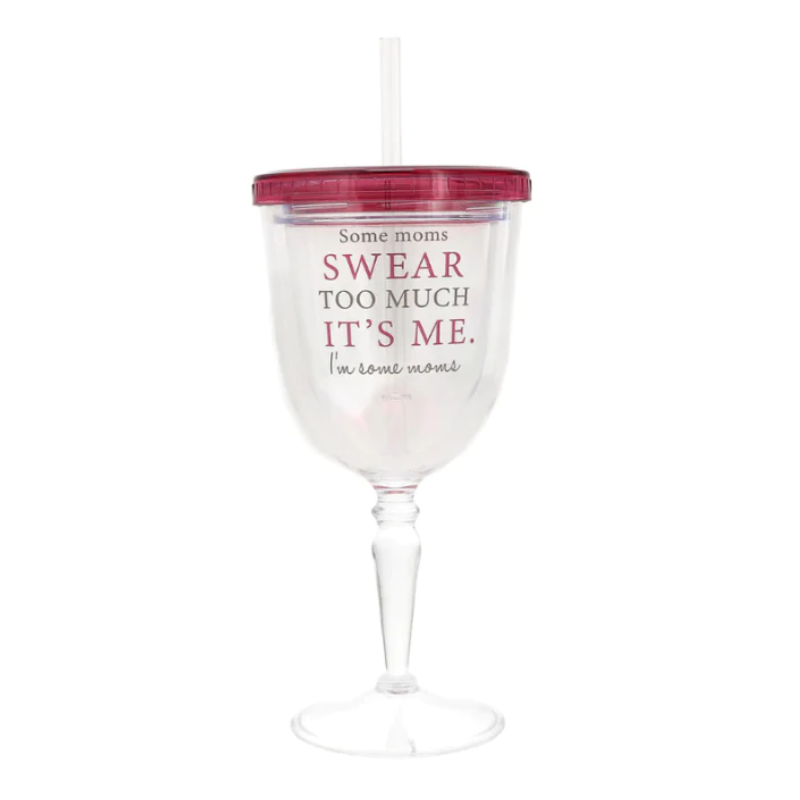 Pavilion 13oz Acrylic Wine Tumbler - Swear Too Much