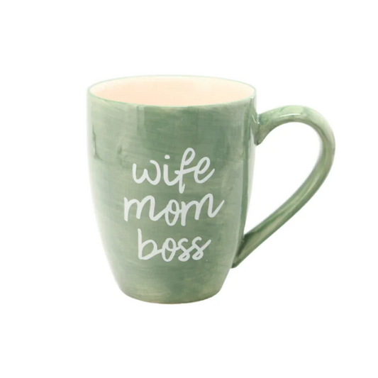 Pavilion 20oz Coffee Cup - Wife, Mom, Boss