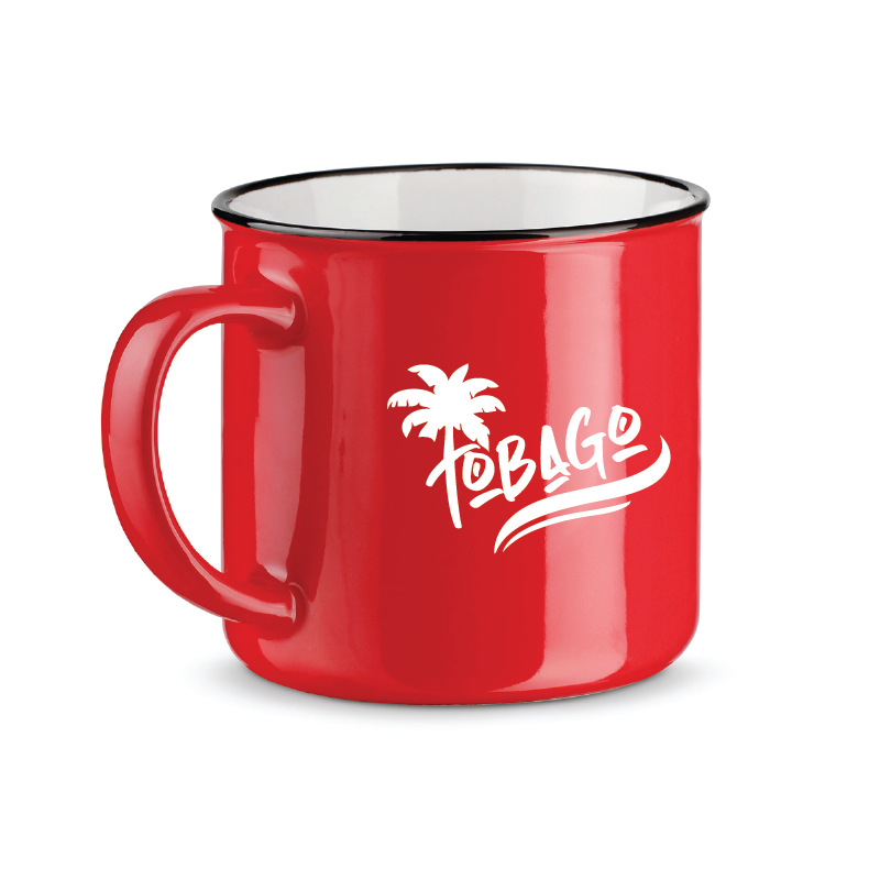 Caribbean Keepsakes Jamboree 11oz Ceramic Mug - Tobago