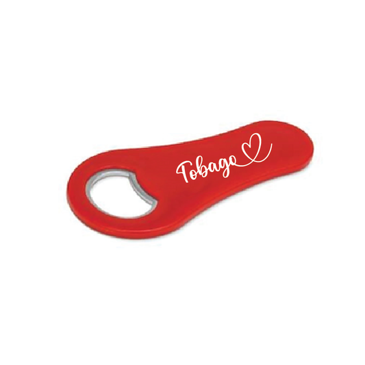 Caribbean Keepsakes Fridge Magnetic Bottle Opener - Tobago