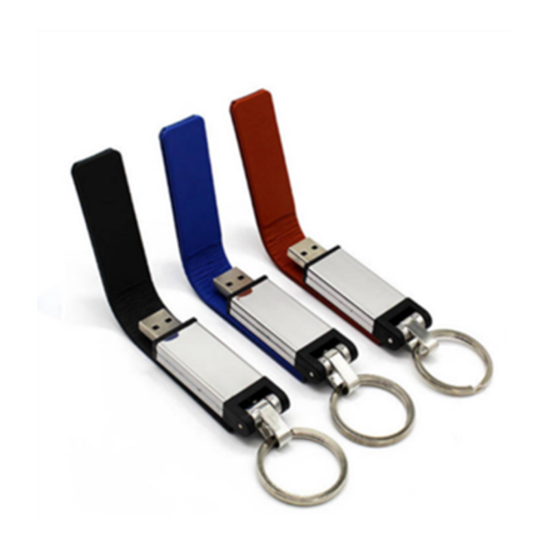 64GB Leather Flip USB Flash Drive