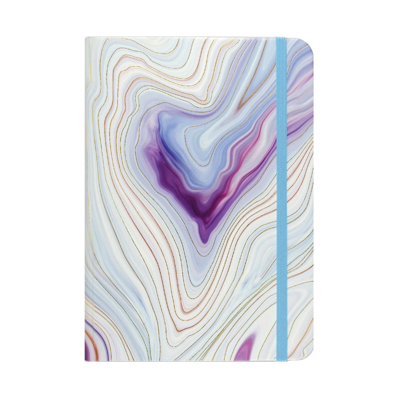 Peter Pauper Blue Agate Journal - 5" x 7"