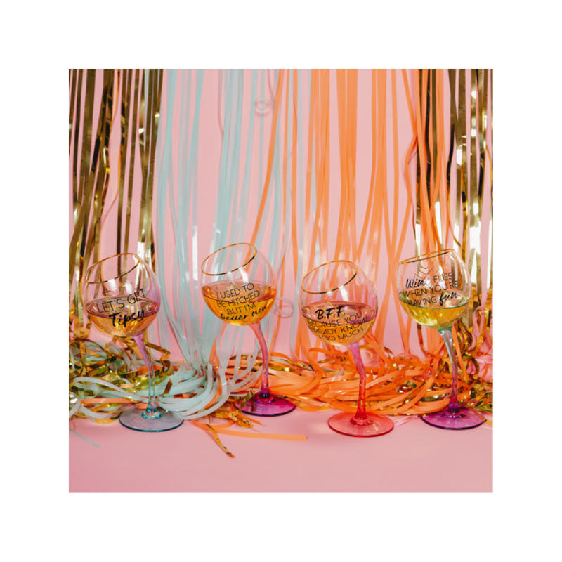 Pavilion 11oz Tipsy Stemmed Wine Glass