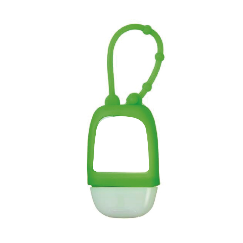1oz Hand Sanitizer In Silicone Case with Strap