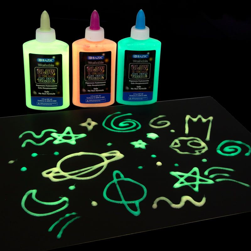 BAZIC 5oz / 147ml Glow In The Dark Glue