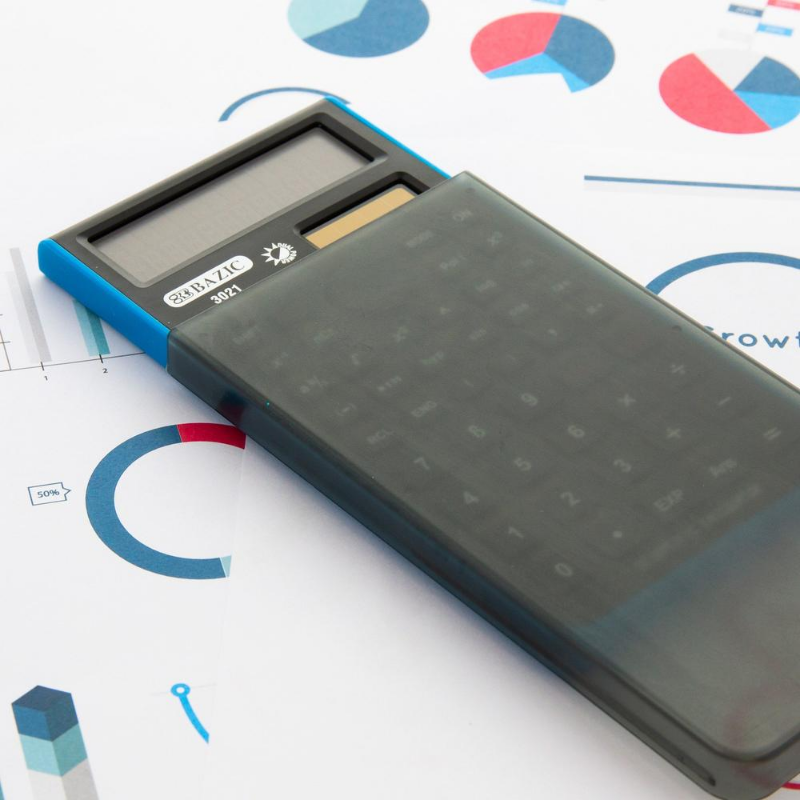 BAZIC 240 Function Coloured Scientific Calculator w/ Slide-On Case